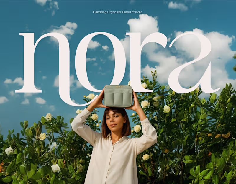 Cover image for Nora Branding & Logo Animation | Handbag Organizers