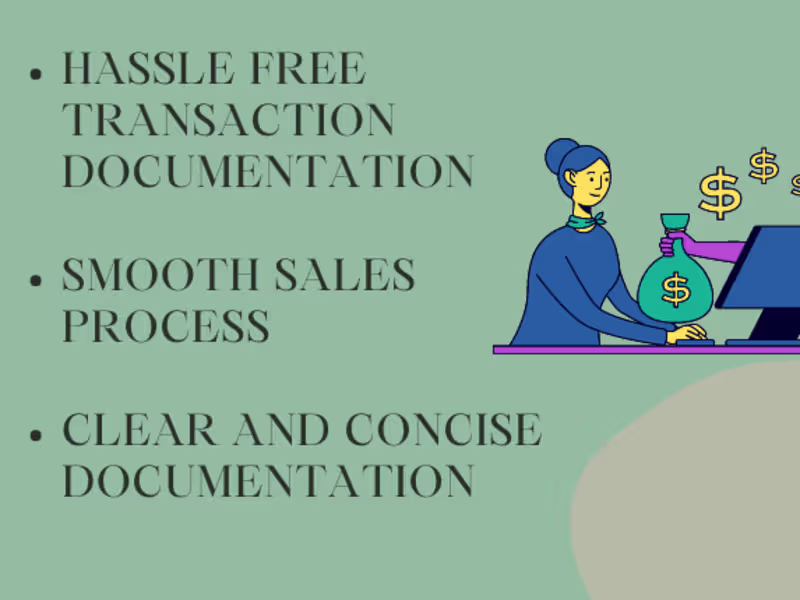 Cover image for I will create professional bill of sale