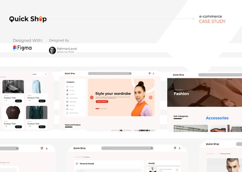 Cover image for Quick shop Ecommerce App :: Behance