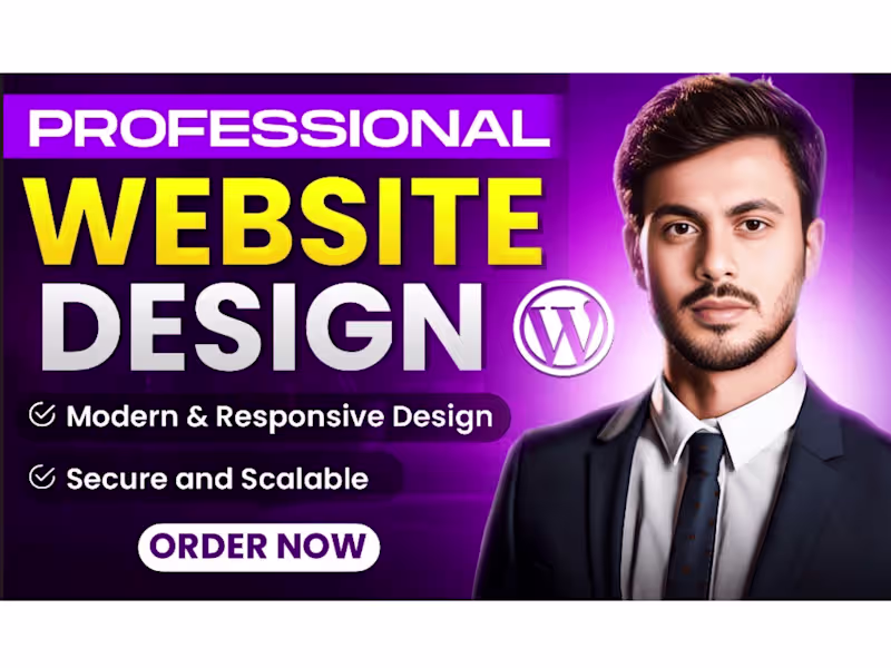 Cover image for Custom website with responsive web design