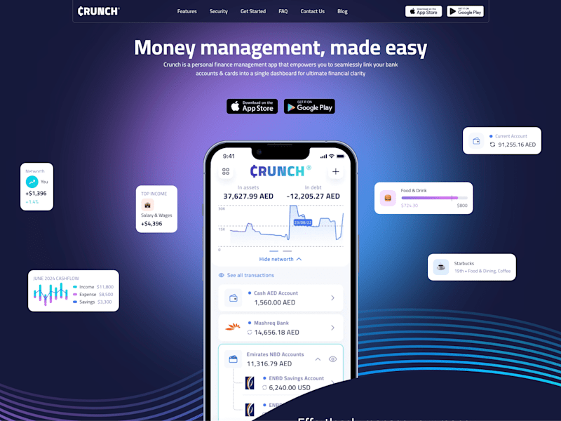 Cover image for Crunch - Personal Finance Made Easy