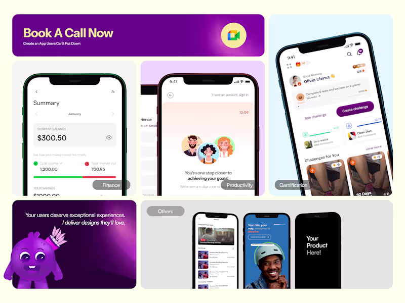 Cover image for Clean Mobile App UI/UX  Design That Converts