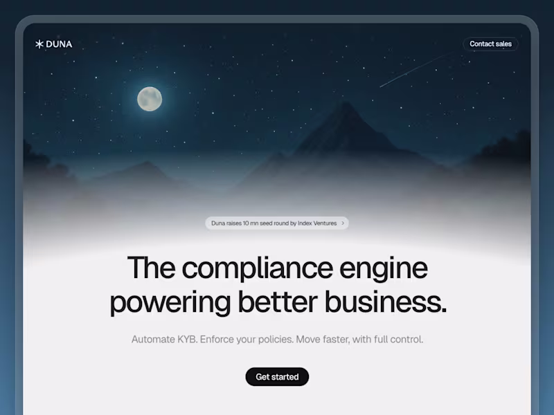 Cover image for Duna.com – Live with Framer!