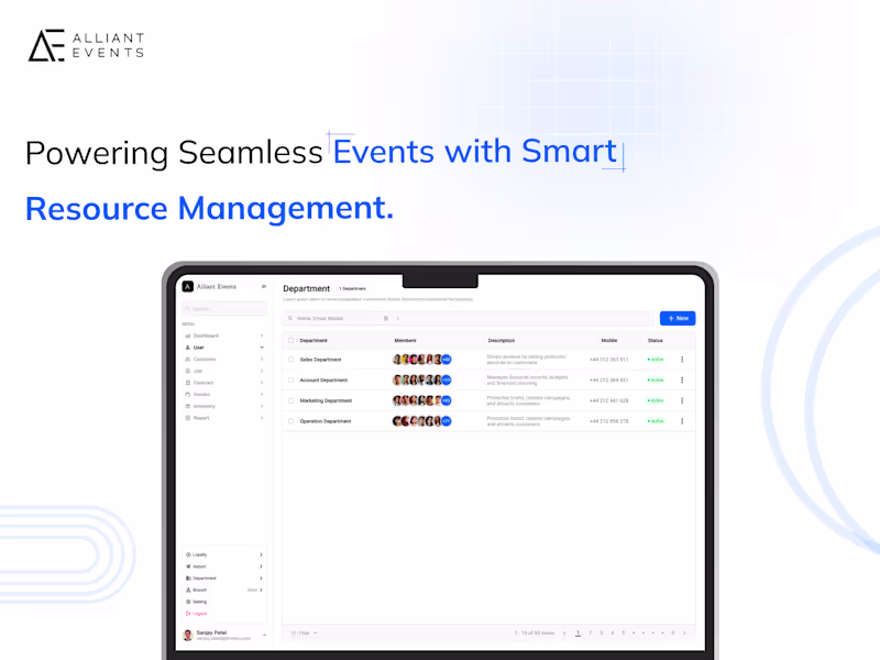 Cover image for AI-Powered Event Management ERP Development