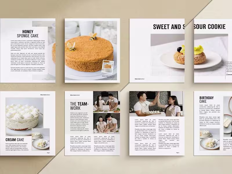 Cover image for Design canva recipe cookbook ebook fitness planner ebook poster 