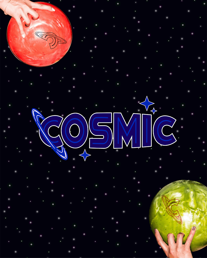 Cover image for Cosmic Bowl Brand Identity ���🎳