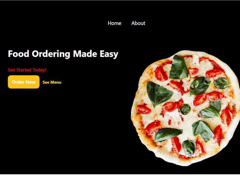 Cover image for Custom Web Design for Local Restaurant