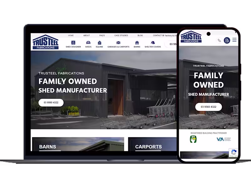 Cover image for Sheds Melbourne| Steel Shed Builders - Trusteel Fabrications