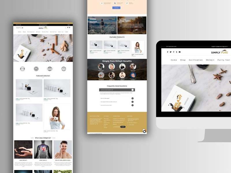 Cover image for Simply Pure Website Redesign