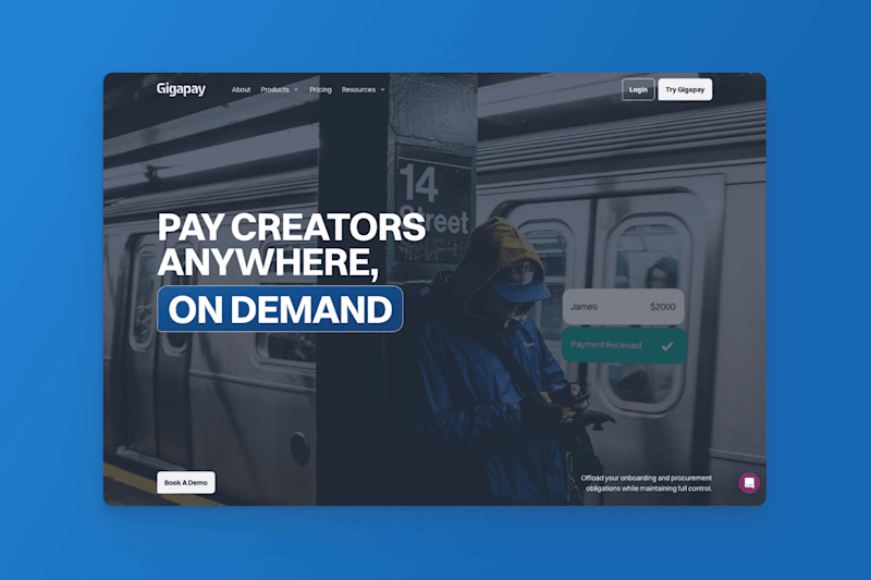 Cover image for Custom Webflow Build for Gigapay.co