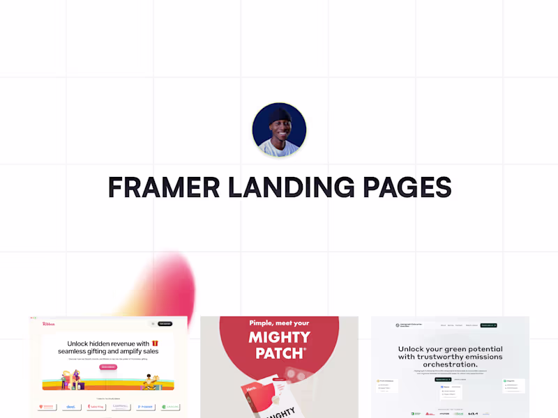 Cover image for Framer Landing Page