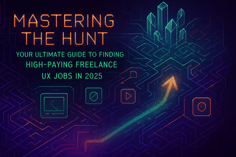 Cover image for Mastering the Hunt: Your Ultimate Guide to Finding High-Paying Freelance UX Jobs in 2025