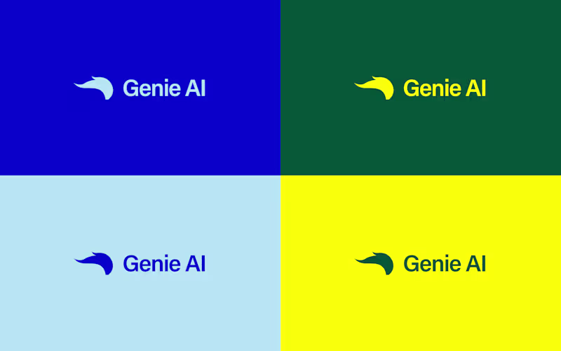 Cover image for Genie AI - A visual identity for an AI platform that provide...