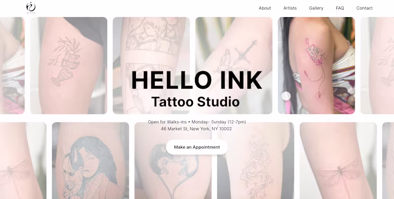 Cover image for Helloink Framer Website