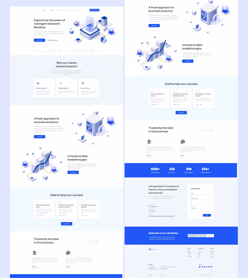 Cover image for Landing page design.