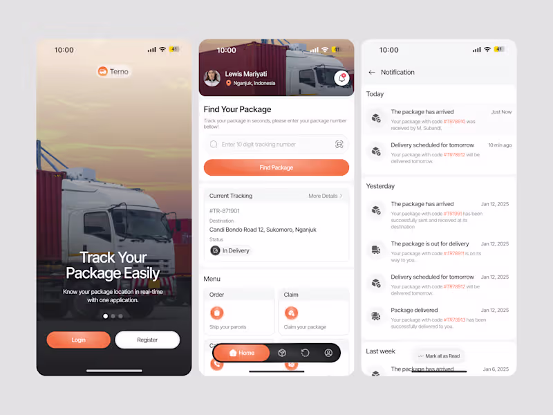 Cover image for Terno - Logistic Mobile Apps