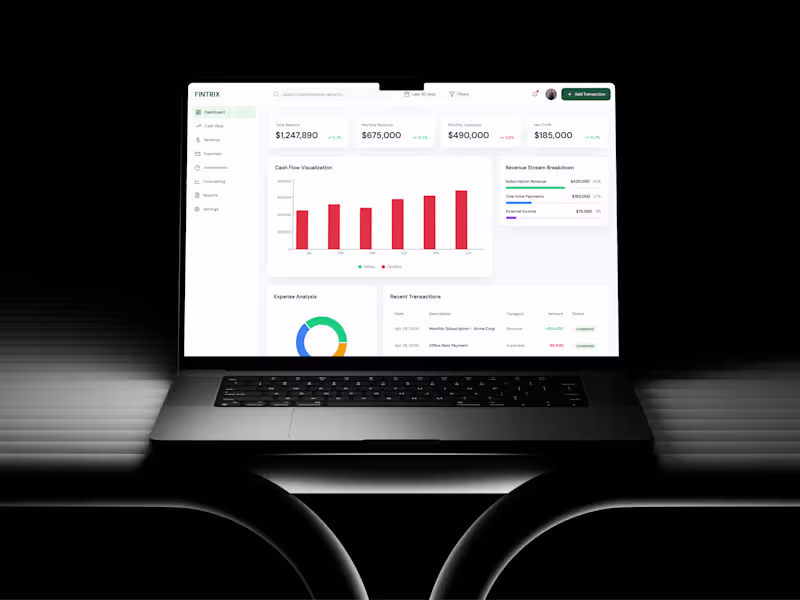 Cover image for FINTRIX Financial Control System Design