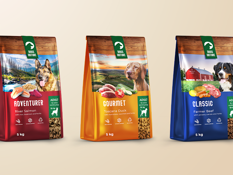 Cover image for Dog's Nature Packaging Design