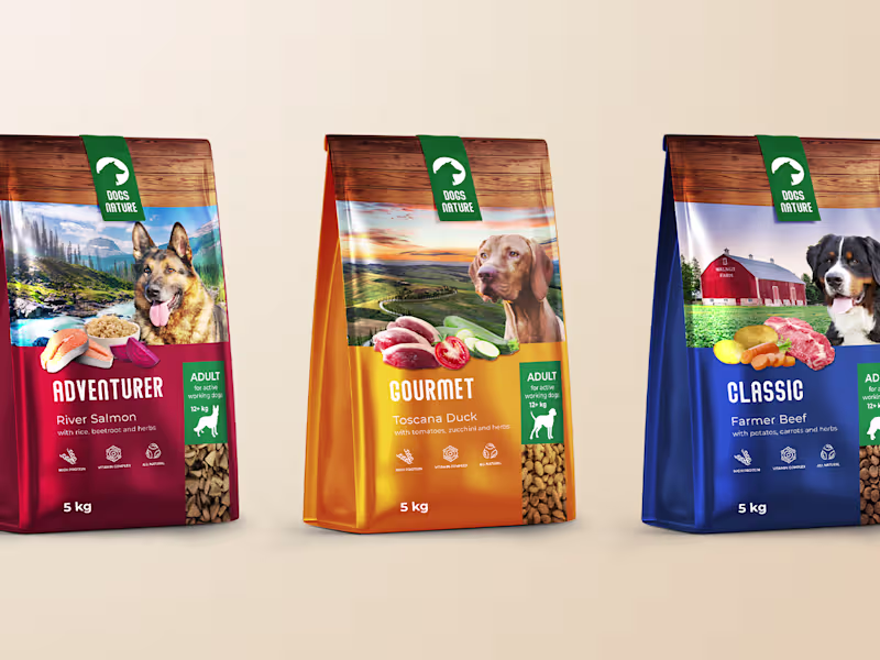 Cover image for Dog's Nature Packaging Design