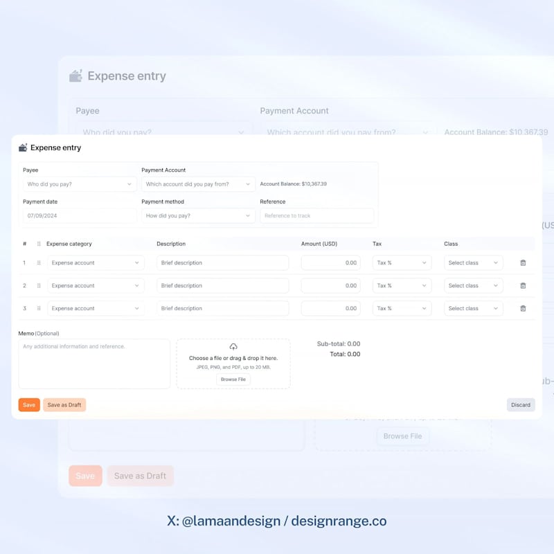 Cover image for Accounting Saas UI Design