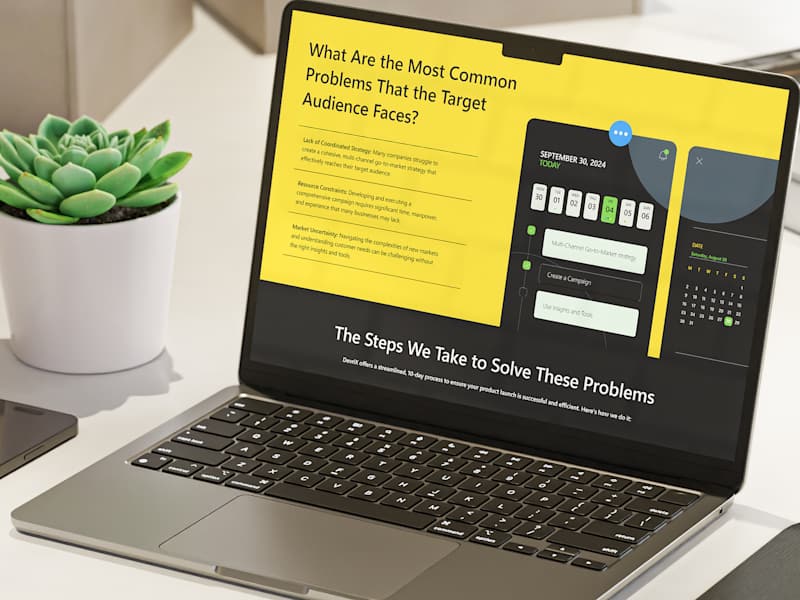 Cover image for Go-to-Market Strategy for Product Launch landing page