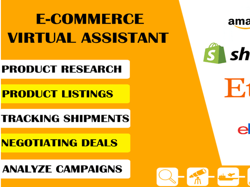 Cover image for I will be your shopify virtual assistant ecommerce manager