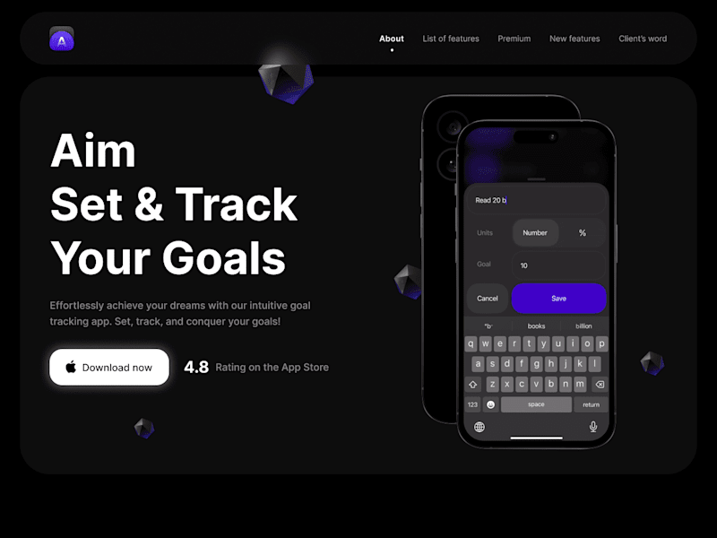 Cover image for Aim Mobile App Redesign