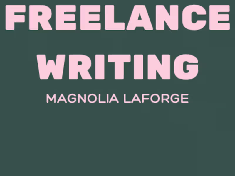 Cover image for Freelance Writing