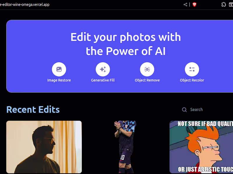 Cover image for CloudArt: AI-Powered Image Editing App Development