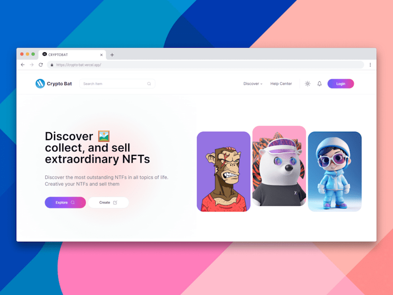 Cover image for CryptoBat - NFT Market Place