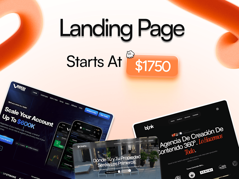 Cover image for Landing Page Design and Framer Development