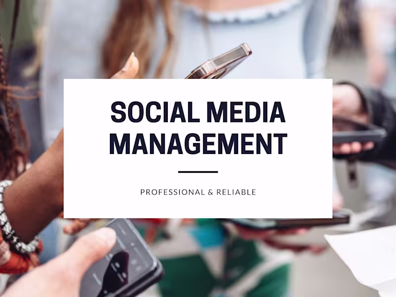 Cover image for Expert Social Media Management | Content Strategy + Analytics