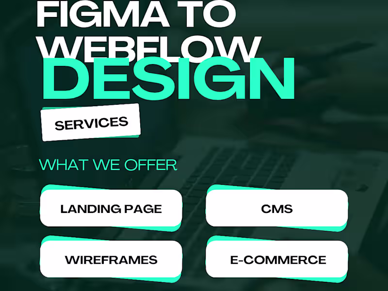 Cover image for Turn Your Figma Designs into Live Webflow Sites"