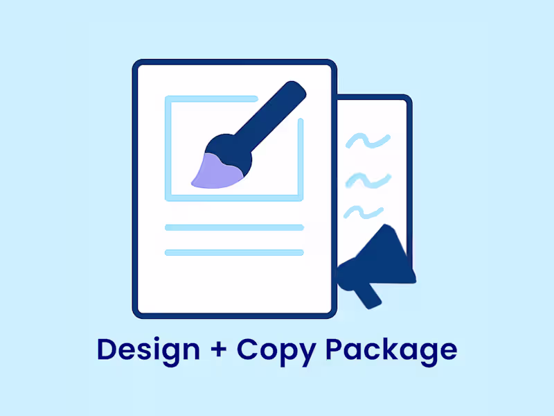 Cover image for Nonprofit: Design + Copy Package