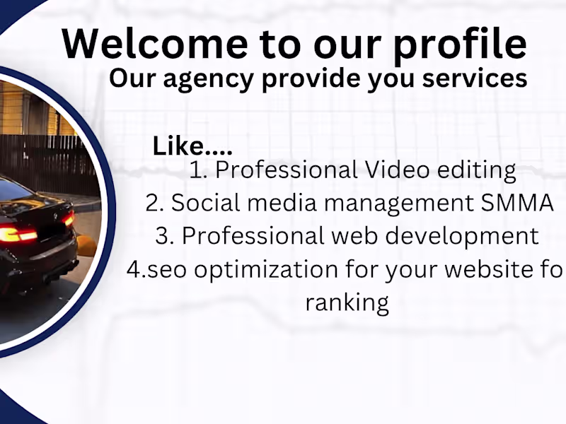 Cover image for Your Go-To Pro for Video Editing & Web Solutions"**  