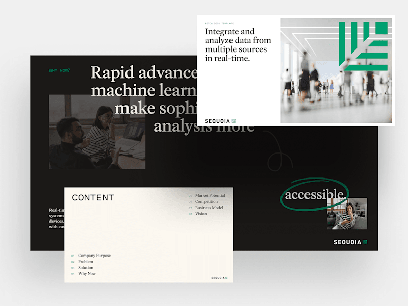 Cover image for Pitch Deck Template for Sequoia Capital
