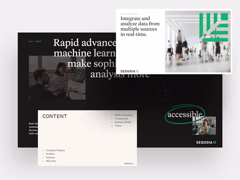 Cover image for Pitch Deck Template for Sequoia Capital