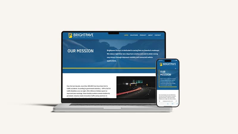 Cover image for Brightpave Markers Website Design and Development