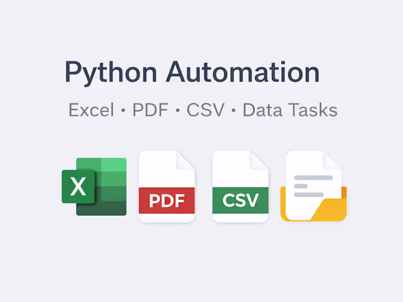 Cover image for Development → Automation / Scripting (Python)