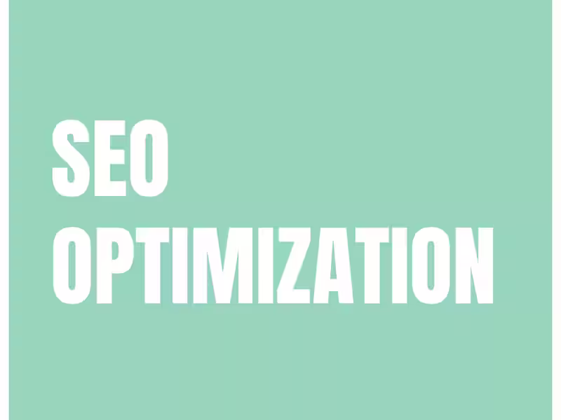 Cover image for SEO Optimization 