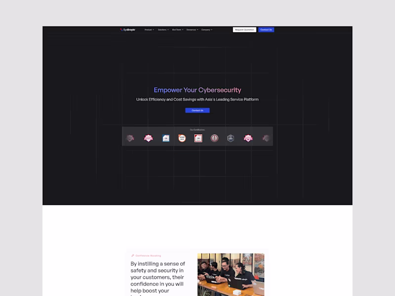 Cover image for Sysbraykr Cybersecurity Website