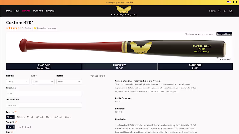 Cover image for Sambat — The Original Maple Bat Corporation