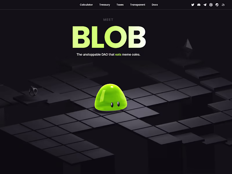 Cover image for Blob - A Defi ecosystem