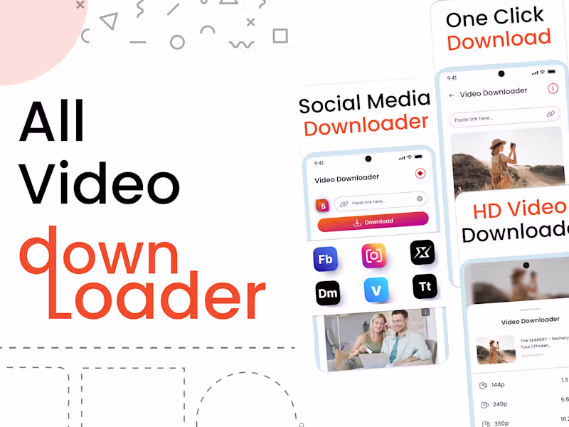 Cover image for All Video Downloader App Screenshots