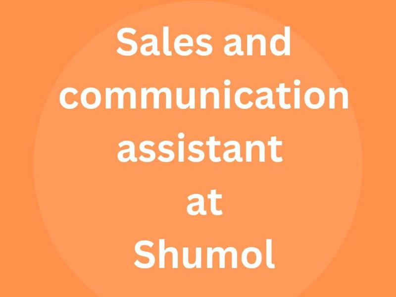 Cover image for Sales and Communication Assistant