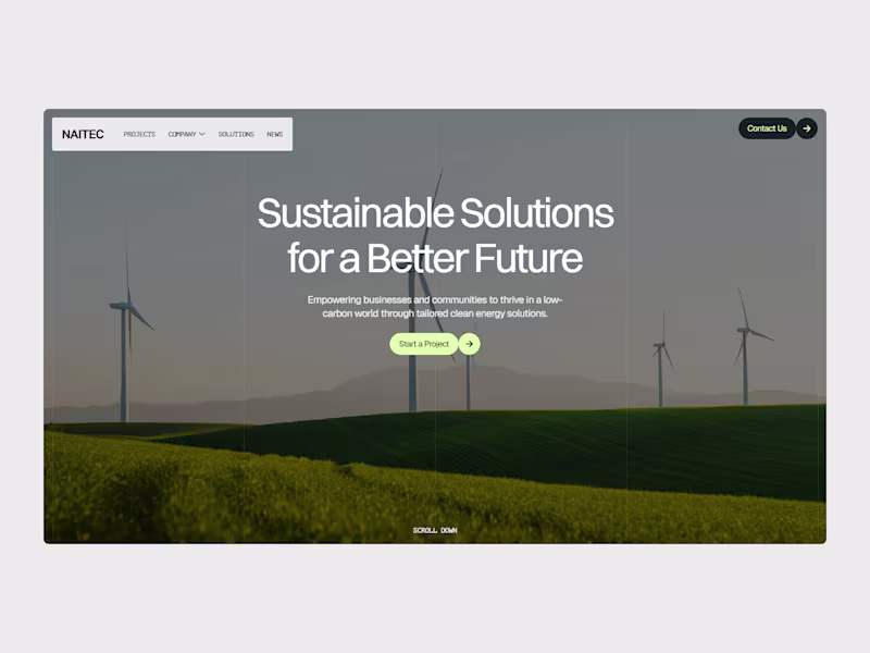 Cover image for Landing page web design.