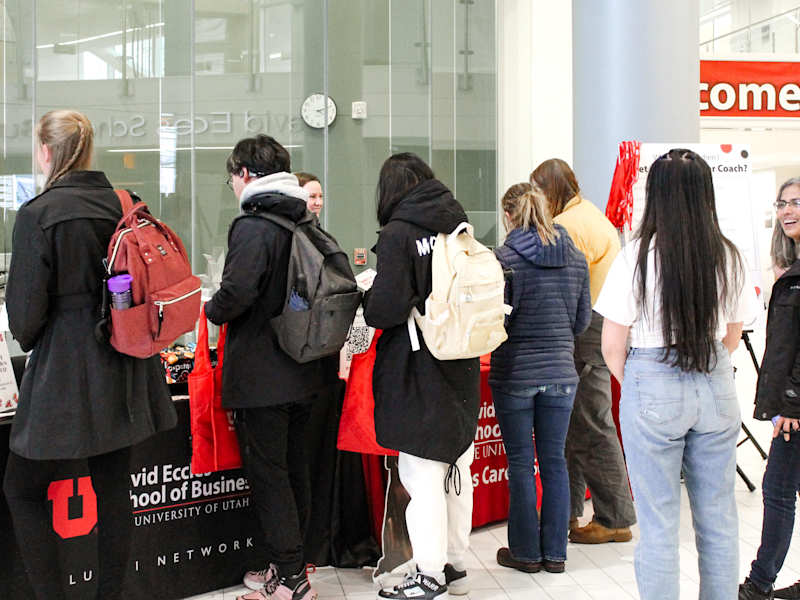 Cover image for Spring Into Business Kicks Off a Busy Season For Eccles Students