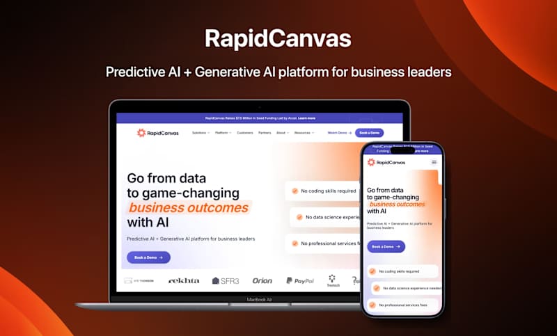 Cover image for RapidCanvas Web Platform Development