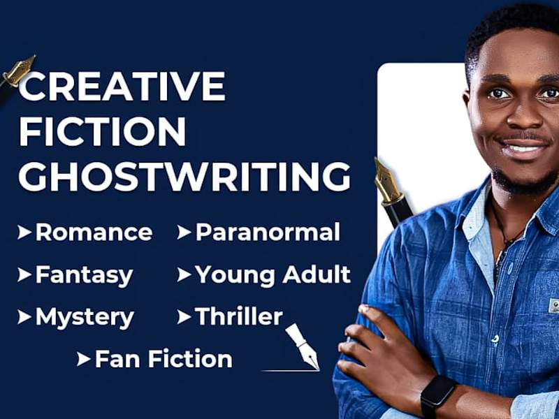 Cover image for Expert Ghostwriting | Fiction | All Genres