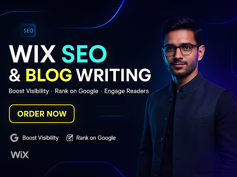 Cover image for Wix SEO & Blog Writing Services
